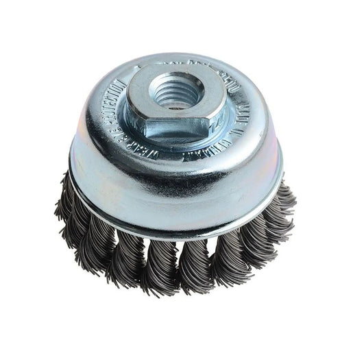 Lessmann Knot Cup Brush 65mm M14x2.0, 0.50 Steel Wire
