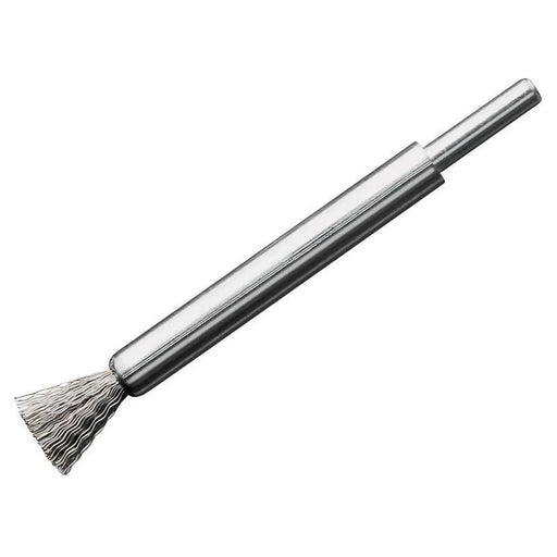 Lessmann End Brush with Shank 12 x 120mm, 0.30 Steel Wire