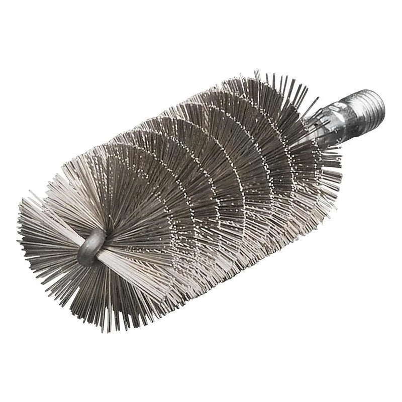 Lessmann Threaded Tube Brush 30mm Stainless Steel Wire