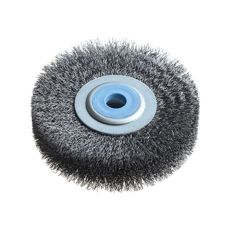 Lessmann Wheel Brush D80mm x W18-20 x 10 Bore Steel Wire 0.20