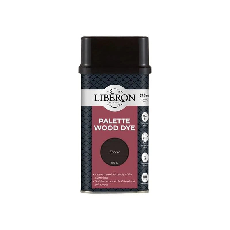 Liberon Palette Wood Dye Ebony 250ml