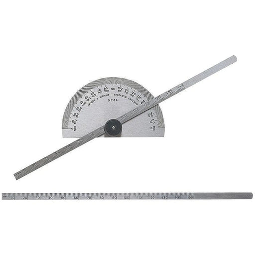 Moore & Wright Protractor Type Depth Gauge Metric/Imperial 0-6in