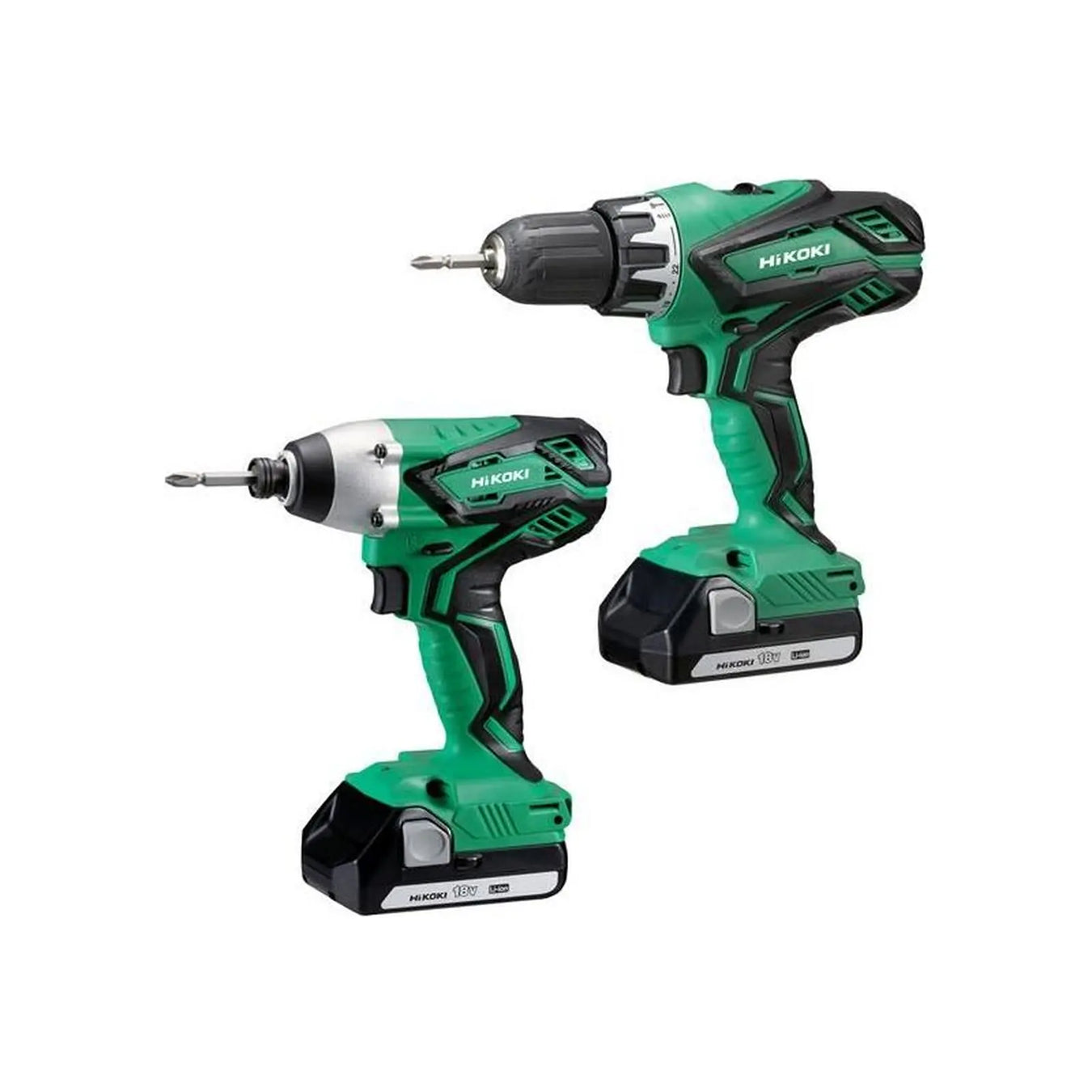 Hikoki KC18DGLJAZ Twin Pack 18V 2 x 1.5Ah Li-ion