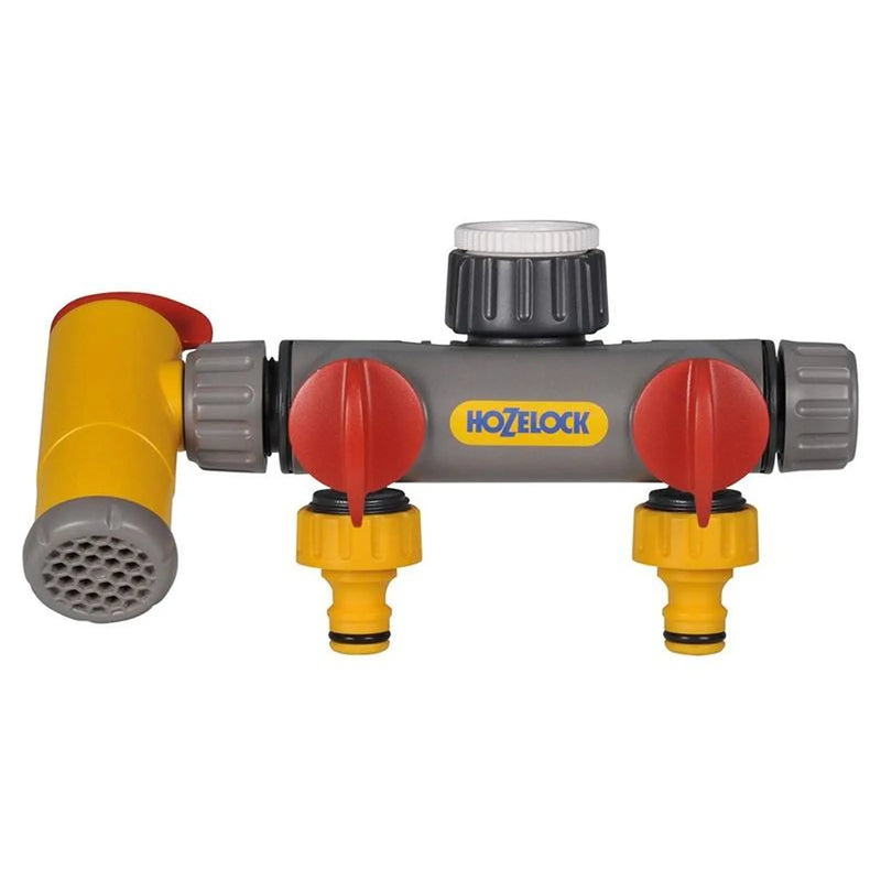 Hozelock 2250 Flowmax 3-Way Tap Connector 1/2 - 1in BSP