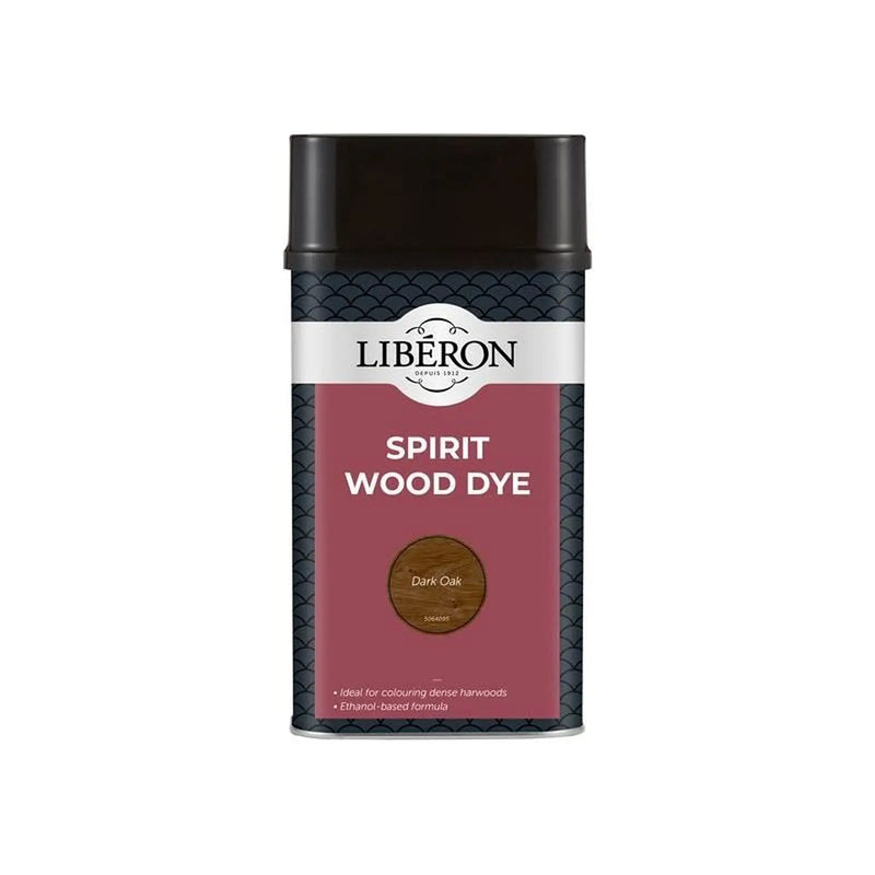 Liberon Spirit Wood Dye Dark Oak 1 litre