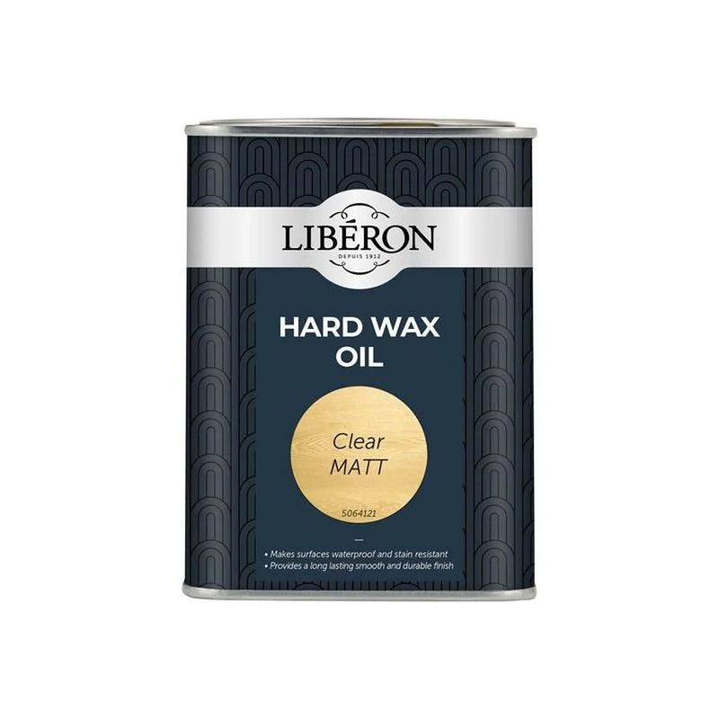 Liberon Hard Wax Oil Clear Matt 1 litre
