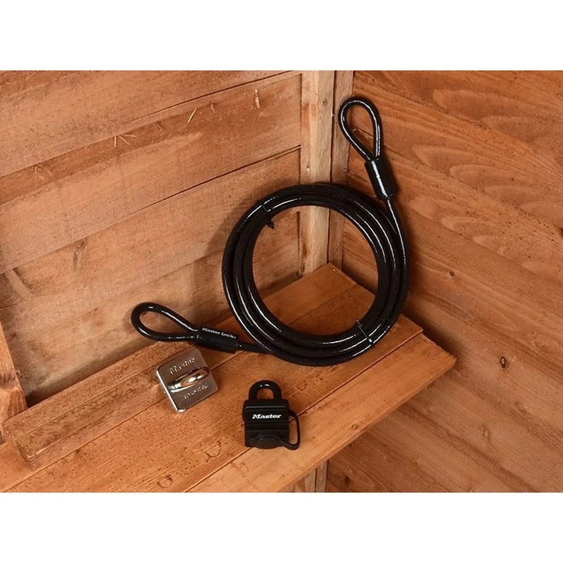 Master Lock Garden Security Kit with Lock Anchor & Cable 4.5m