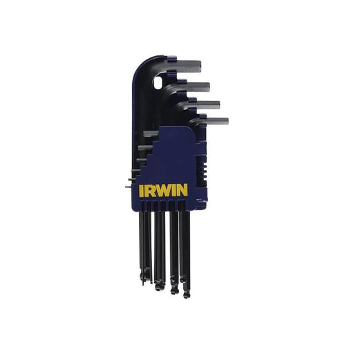 Irwin® T10757 Metric Long Arm Ball End Hex Key Set, 10 Piece