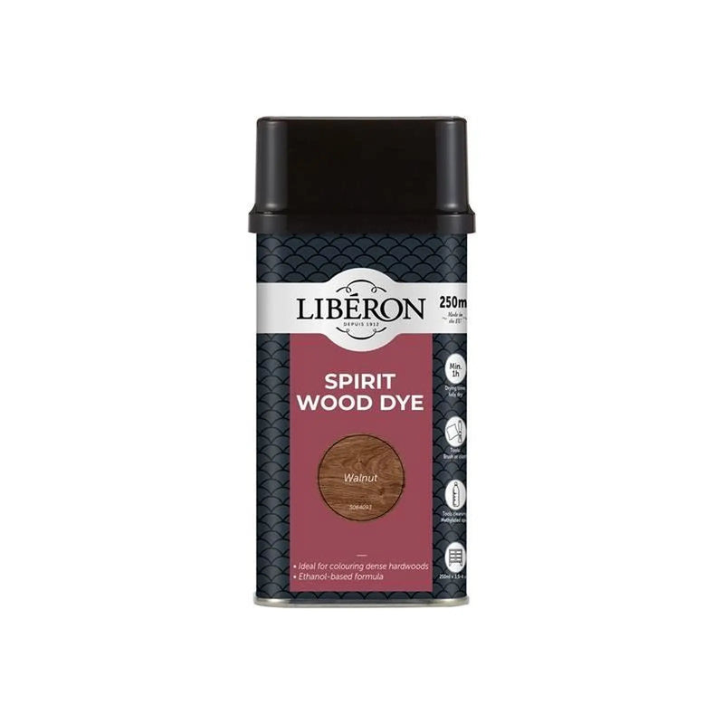Liberon Spirit Wood Dye Walnut 250ml