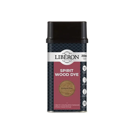 Liberon Spirit Wood Dye Antique Pine 250ml