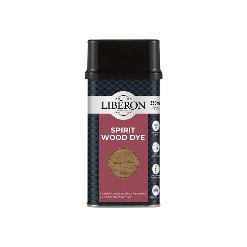 Liberon Spirit Wood Dye Antique Pine 250ml