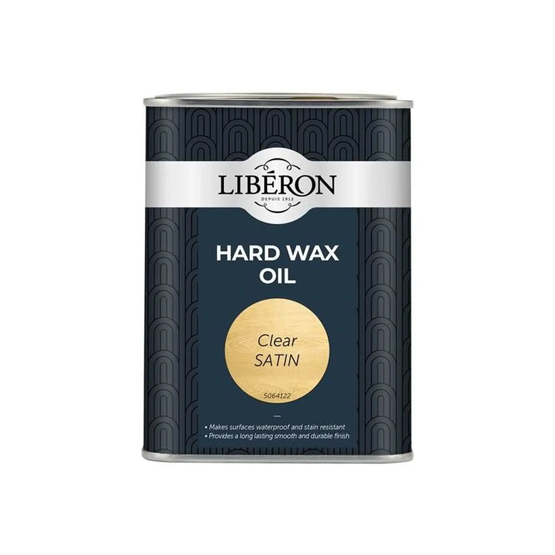 Liberon Hard Wax Oil Clear Satin 1 litre