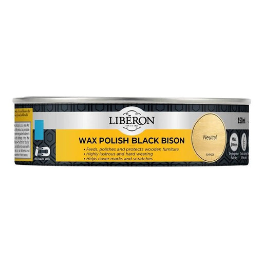 Liberon Black Bison Wax Paste Neutral 150ml