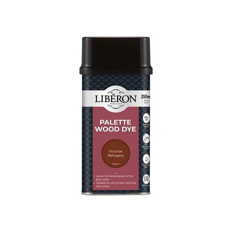 Liberon Palette Wood Dye Victoria Mahogany 250ml
