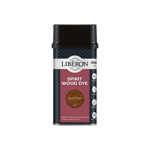 Liberon Spirit Wood Dye Medium Oak 250ml