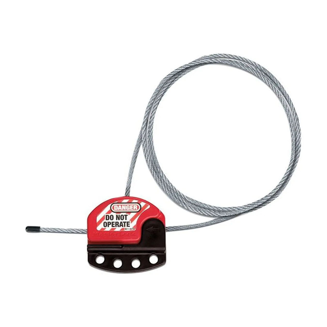 Master Lock Four Padlock Lockout Hasp with Adjustable Cable 1.8m