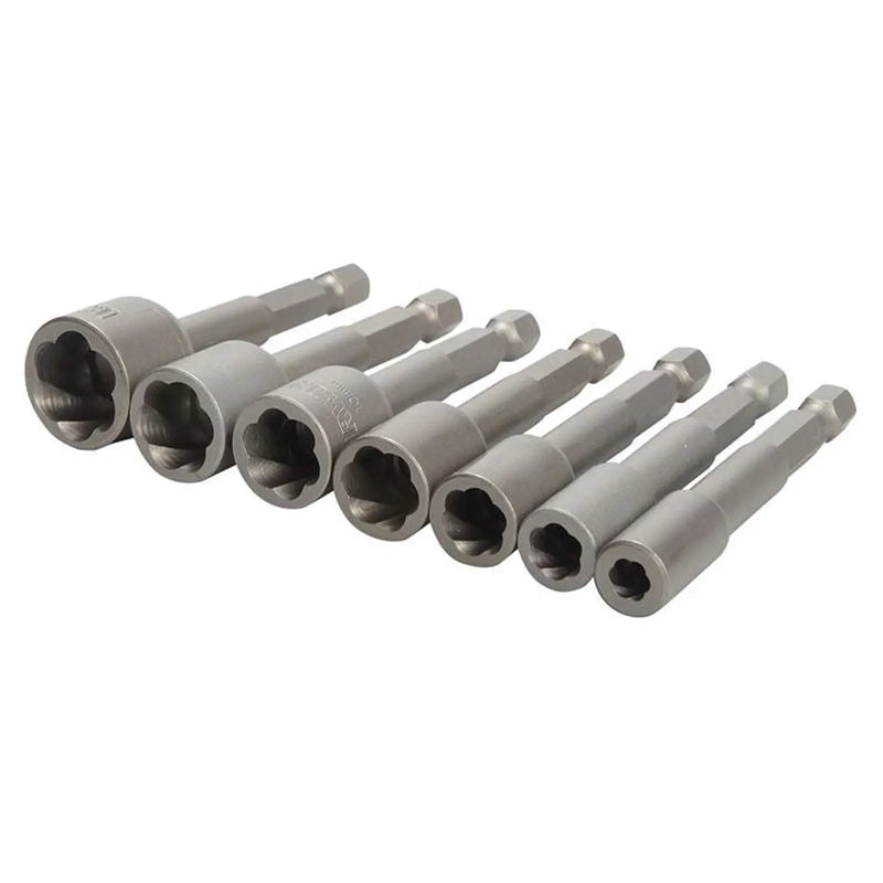 Irwin® T394100 Power Grip Screw Extractor Set, 7 Piece
