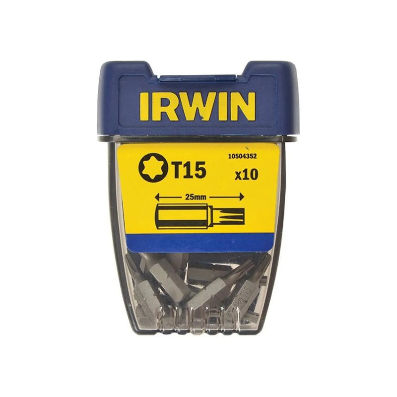 Irwin® TORX Insert Bits TX15 25mm (Pack 10)