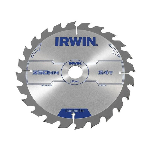 Irwin® General Purpose Table & Mitre Saw Blade 250 x 30mm x 24T ATB