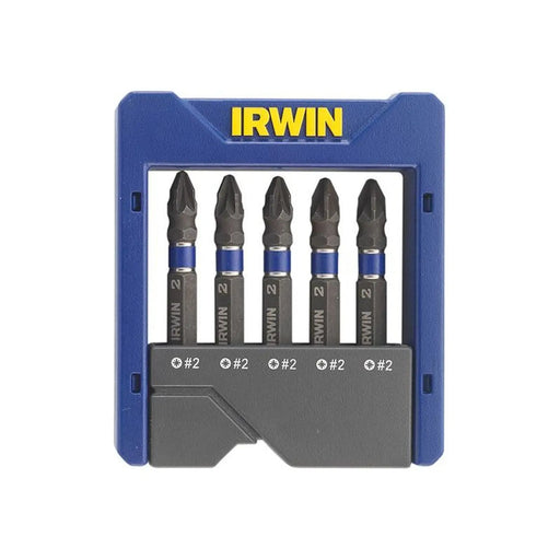 Irwin® Pozidriv Impact Screwdriver Pocket Bit Set, 5 Piece
