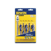 Irwin® Blue Groove 6X Stubby Wood Bit Set, 5 Piece