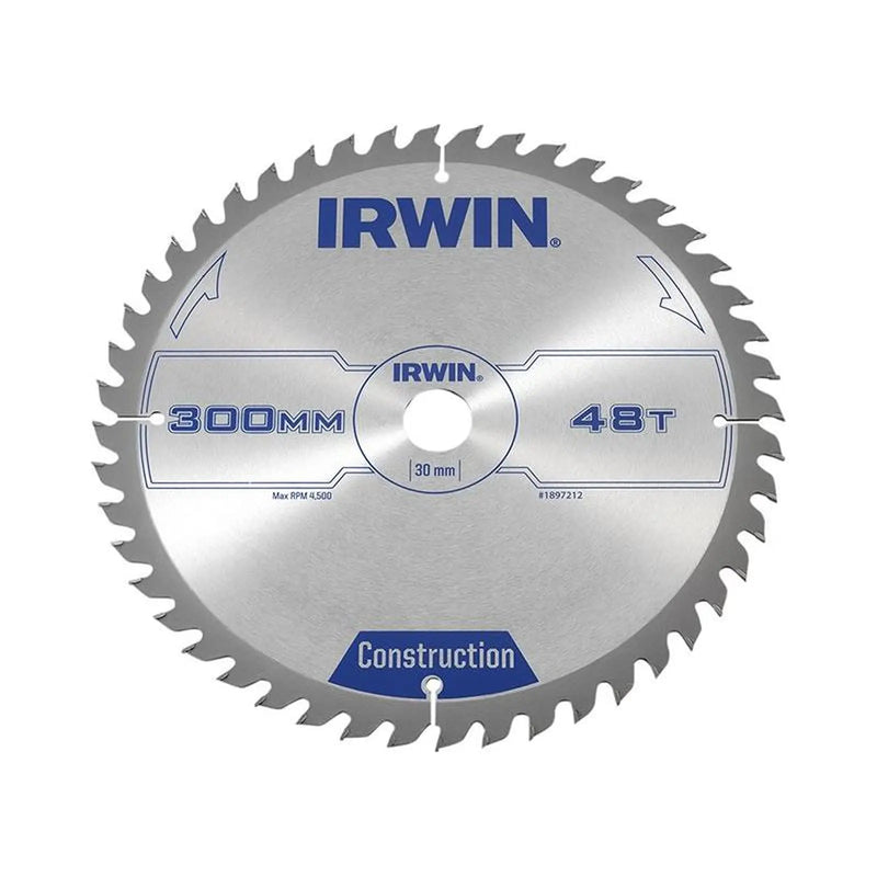 Irwin® General Purpose Table & Mitre Saw Blade 300 x 30mm x 48T ATB