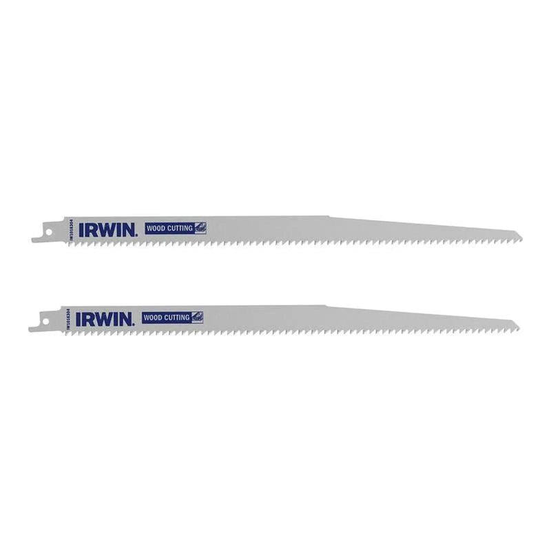 Irwin® Sabre Saw Blade Coarse Wood Cutting 305mm Pack of 2