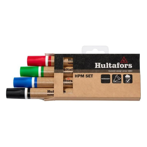 Hultafors HPM Permanent Marker Set, 4 Piece