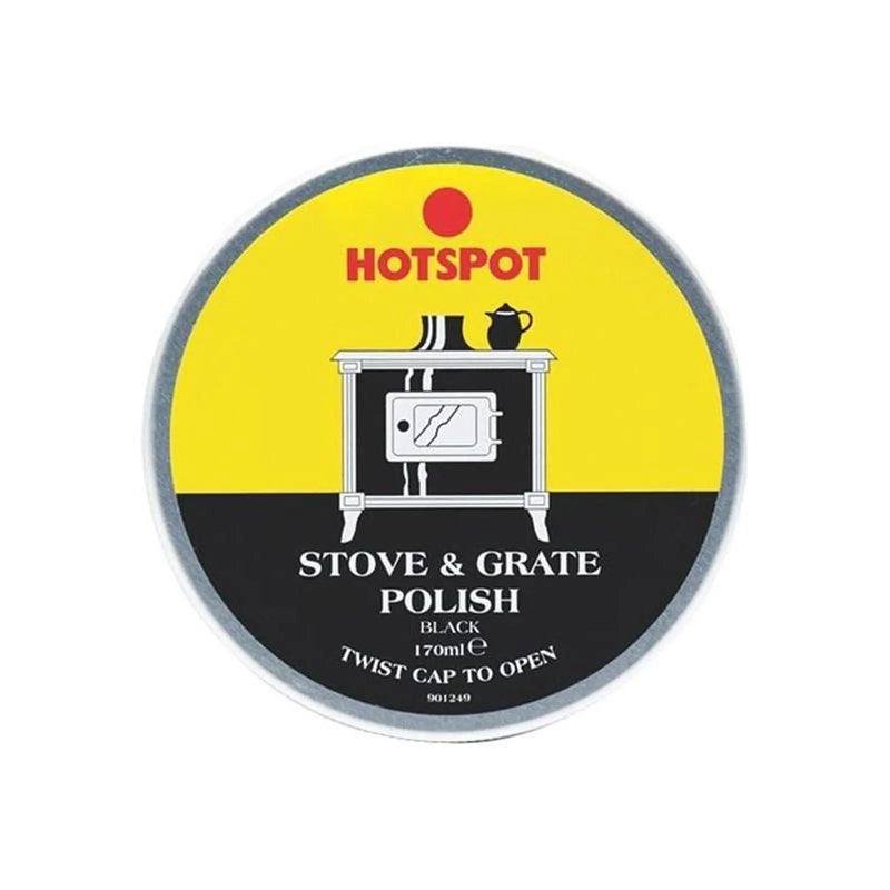 Hotspot Black Stove & Grate Polish Tin 170g