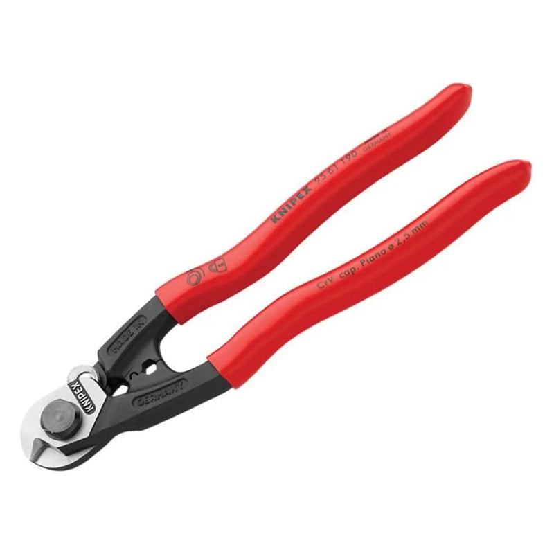 Knipex Wire Rope/Bowden Cable Cutter PVC Grip 190mm