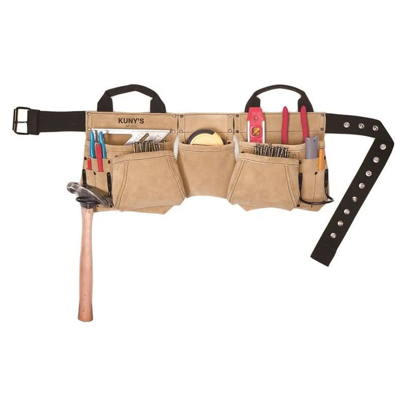 Kuny'S AP-622A Carpenter's Apron Split Grain Leather