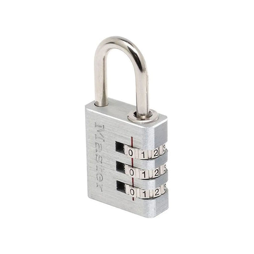 Master Lock Aluminium 30mm 3-Digit Combination Padlock