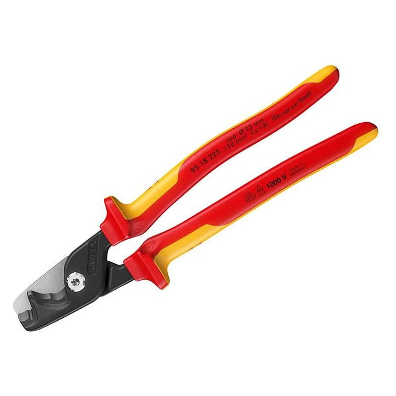 Knipex 95 18 225 VDE StepCut® XL Cable Shears 225mm