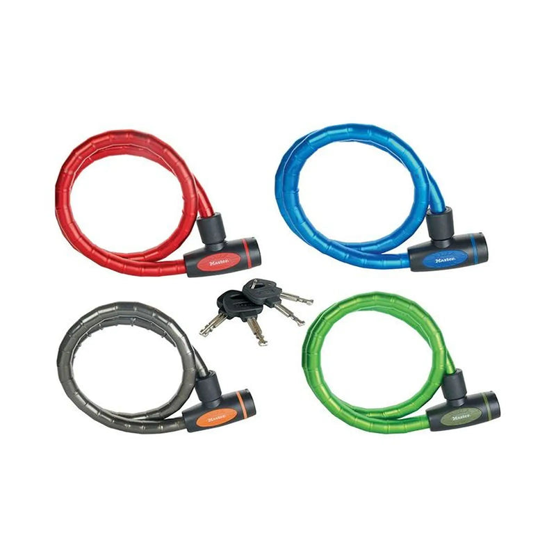 Master Lock Mixed Color Keyed Armoured Cable 1m x 18mm