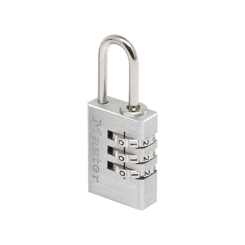 Master Lock Aluminium 20mm 3-Digit Combination Padlock