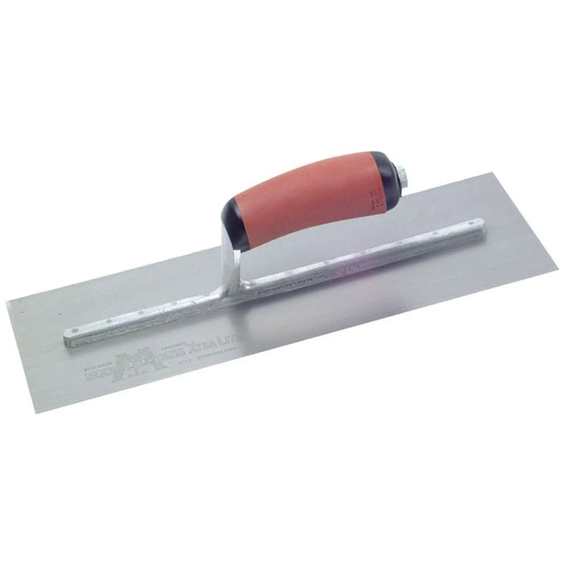 Marshalltown MPB13SSD Pre-Worn PermaShape® Finishing S/S Trowel DuraSoft® Handle 13 x 5in