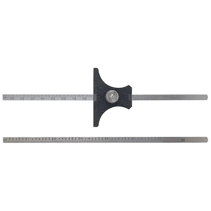 Moore & Wright Reversible Base Depth Gauges Metric 0-150mm