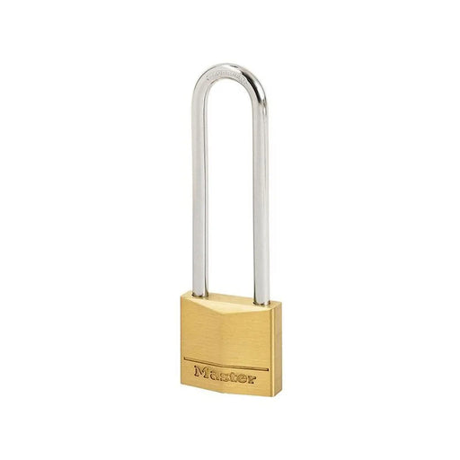 Master Lock Solid Brass 50mm Padlock 5-Pin - 64mm Shackle