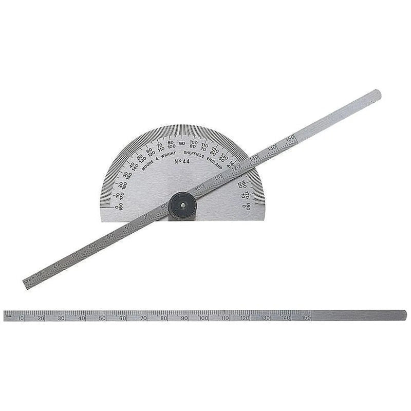 Moore & Wright Protractor Type Depth Gauge Metric 0-150mm