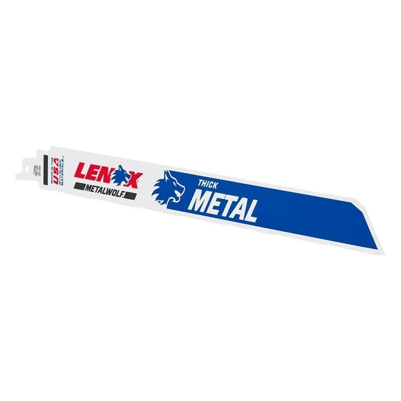 Lenox MetalWolf Wave Edge Reciprocating Saw Blade 305 x 25 x 1.07mm 14 TPI (Pack 5)