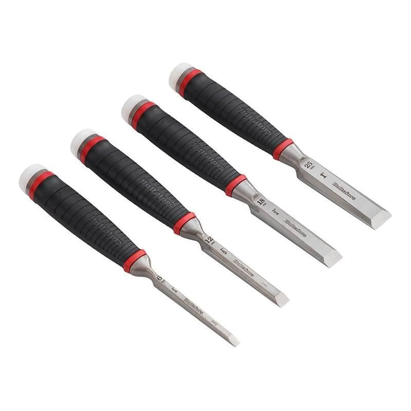 Hultafors HDCS4 Heavy-Duty Chisel Set, 4 Piece (6-25mm)