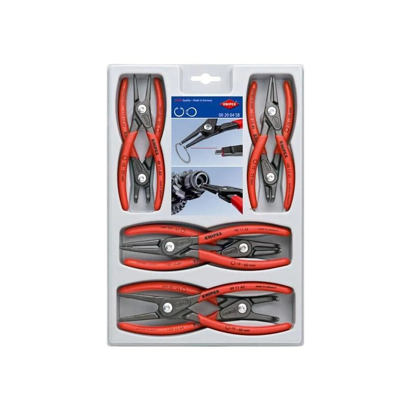 Knipex Precision Circlip Plier Set, 8 Piece