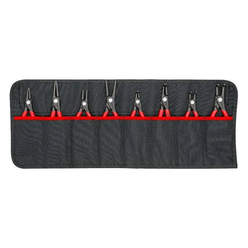 Knipex Tool Roll Circlip Plier Set, 8 Piece