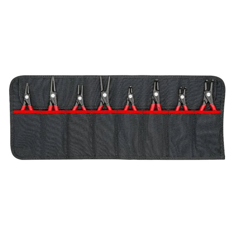 Knipex Tool Roll Circlip Plier Set, 8 Piece