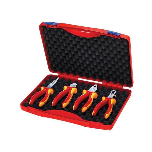 Knipex VDE Pliers Set in Case, 4 Piece