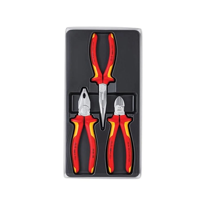 Knipex Elektro VDE Pliers Set, 3 Piece