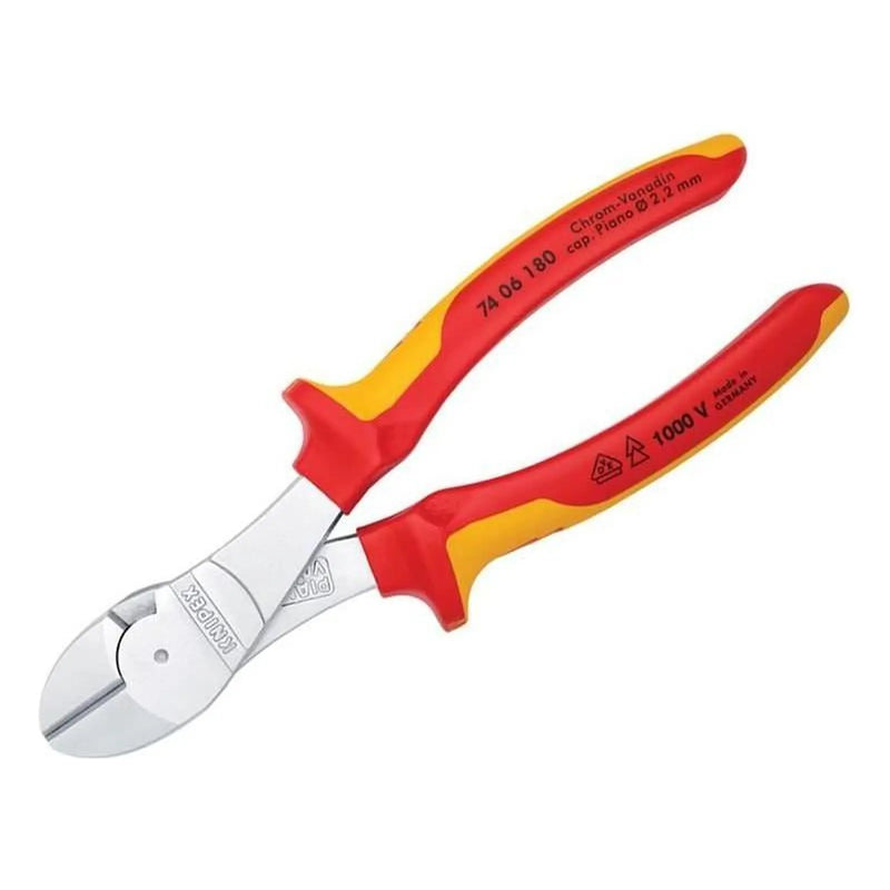 Knipex VDE High Leverage Diagonal Cutter 180mm