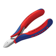 Knipex Electronics Diagonal Cut Pliers - Round Bevelled 115mm