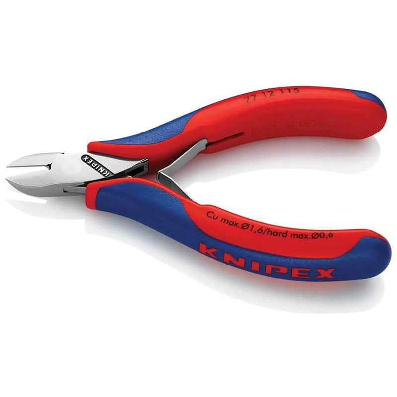 Knipex Electronics Diagonal Cut Pliers - Round Bevelled 115mm