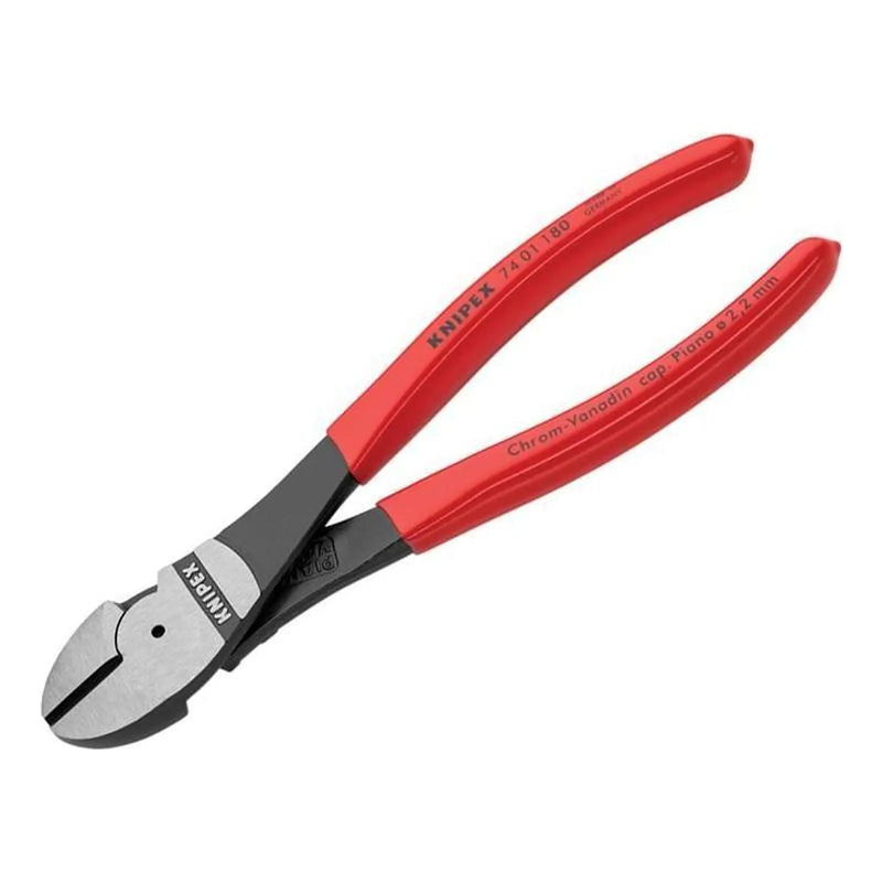 Knipex High Leverage Diagonal Cutters PVC Grip 180mm